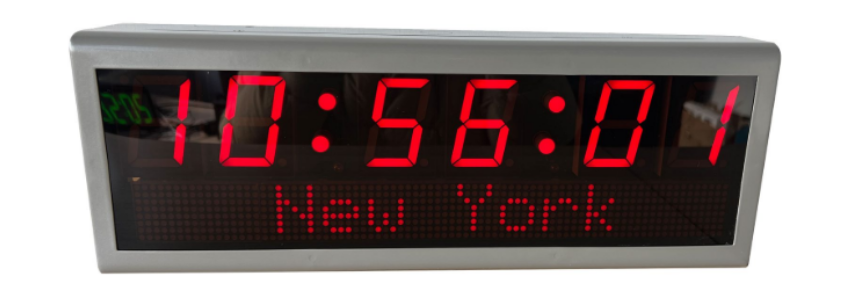 PoE Digital Clock with Calendar