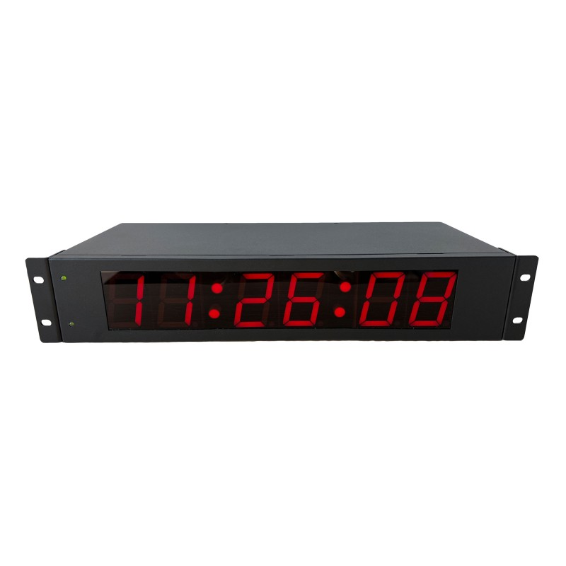 Rack-Mounted GPS time synchronization Clock